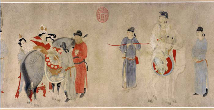 Consort Yang Mounting a Horse